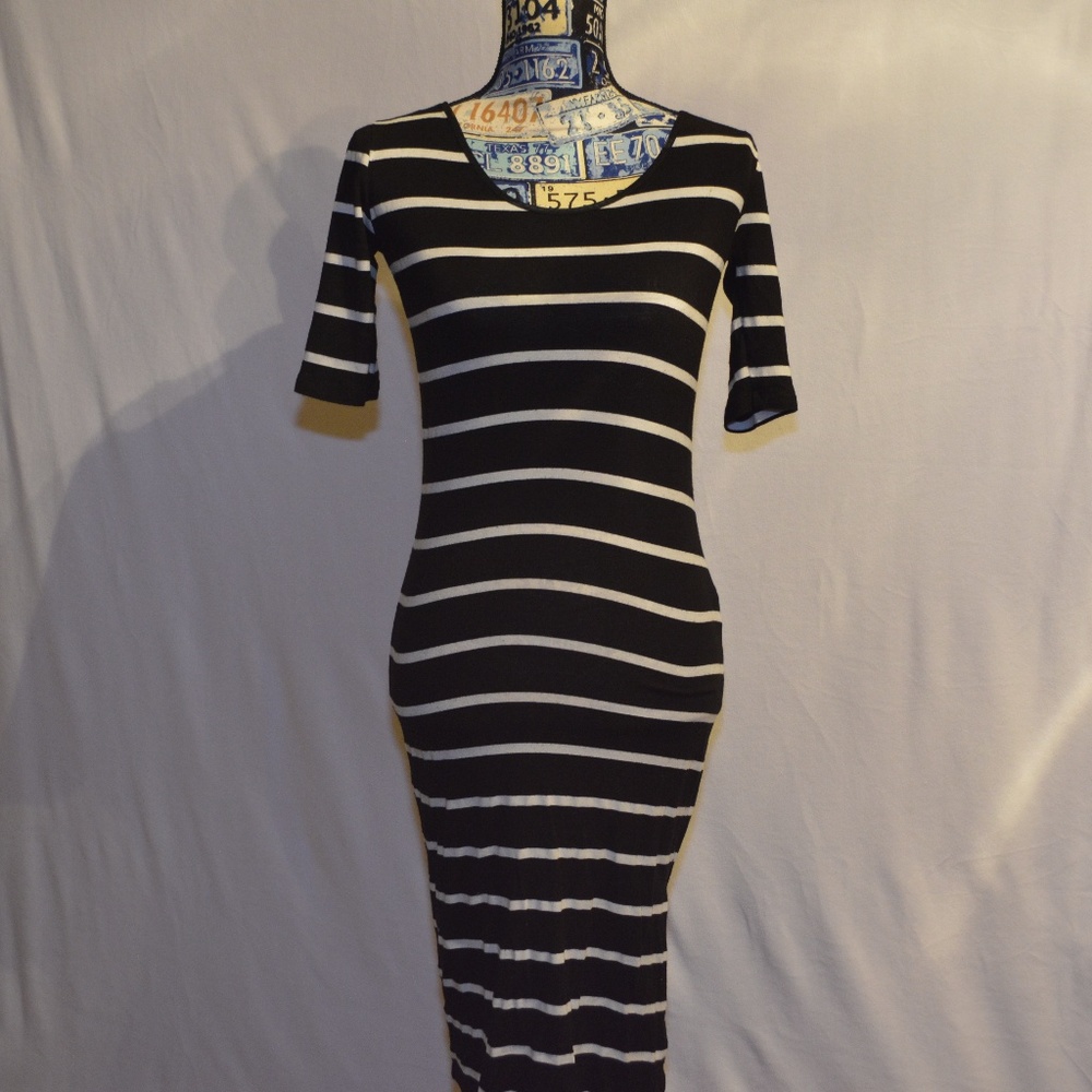 Striped Tee Shirt Dress